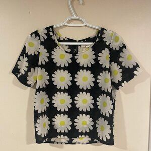 Semi-sheer Daisy Top